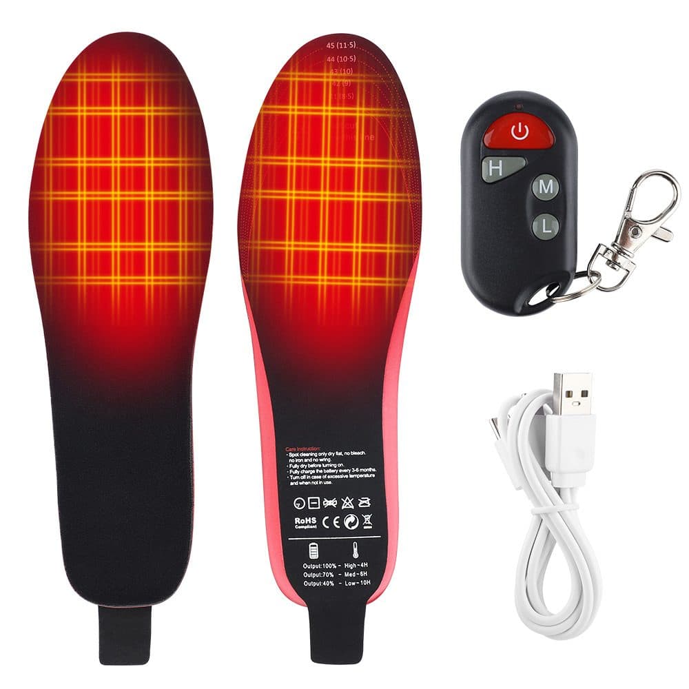 Heated Insoles with Remote